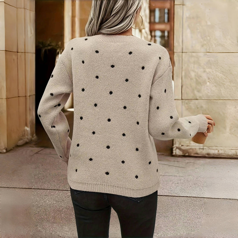 Elara – Playful Textured Sweater
