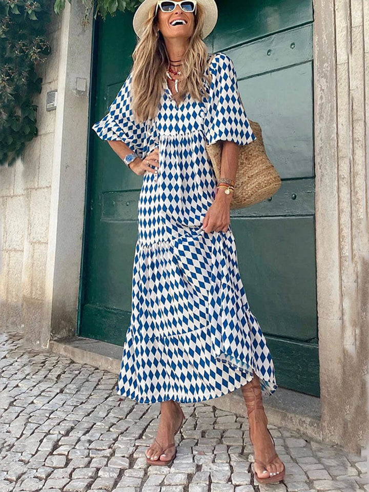 Wendolyn – Tiered Floral Maxi Dress