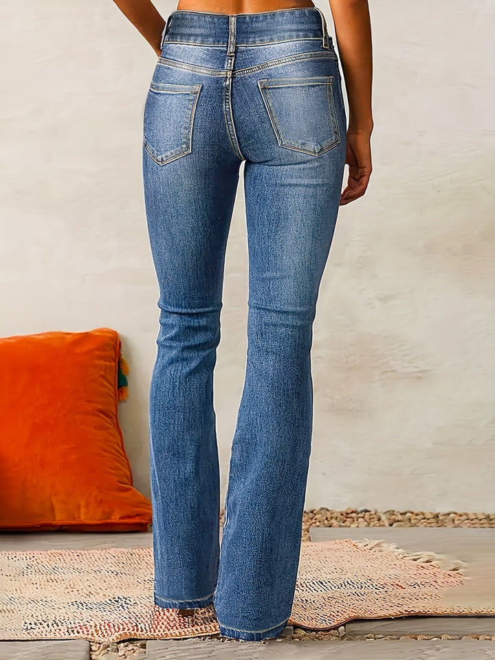 Aria – High-Waisted Flared Jeans
