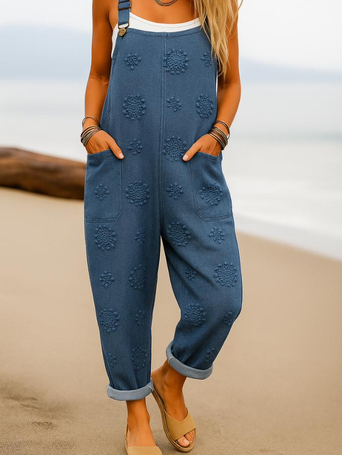 Meryl – Vintage Floral Jumpsuit
