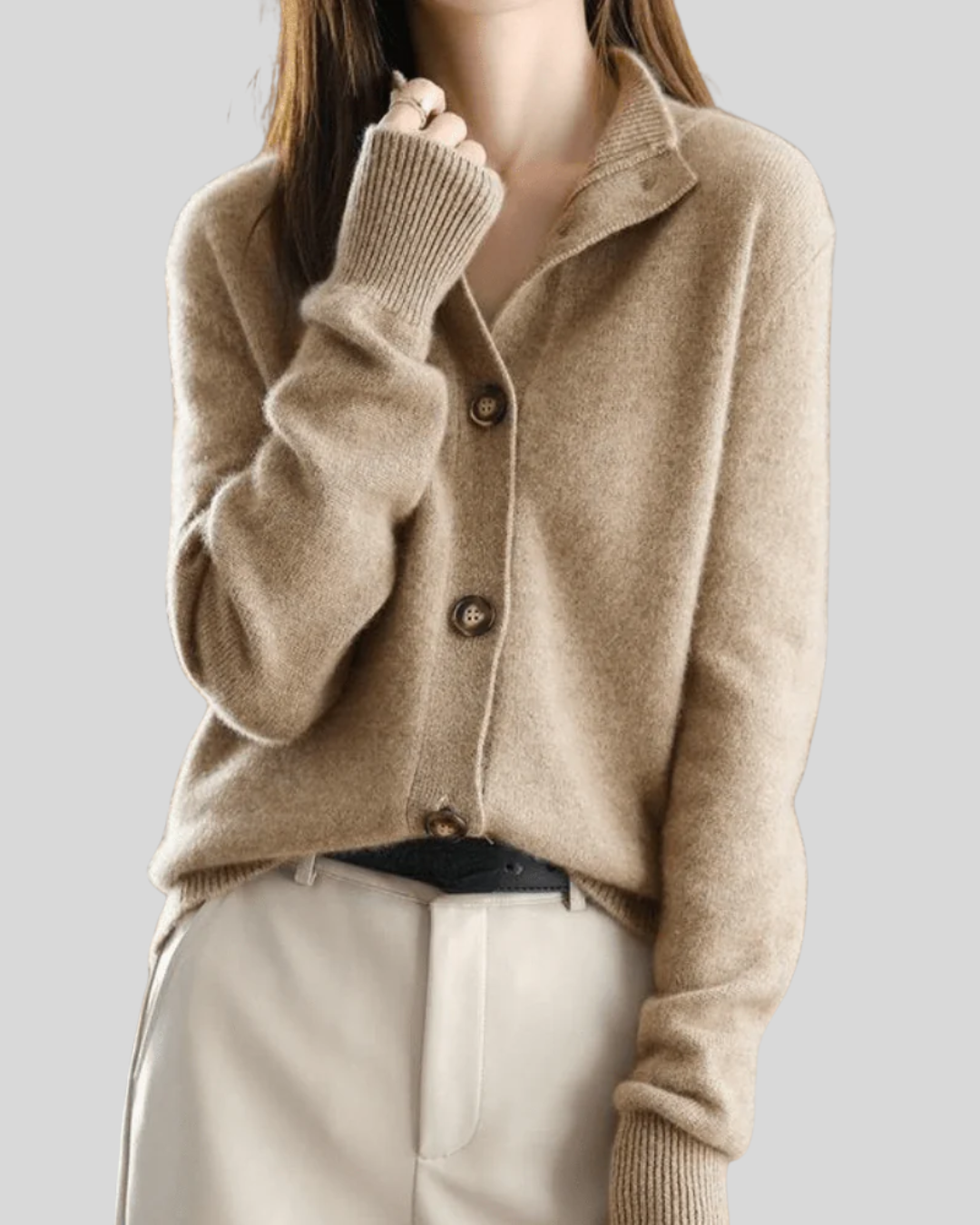Aria – Retro Knit Cashmere Vest