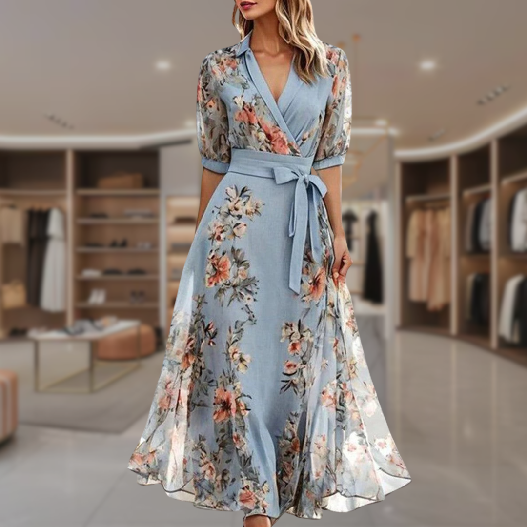 Elena – Floral Maxi Dress