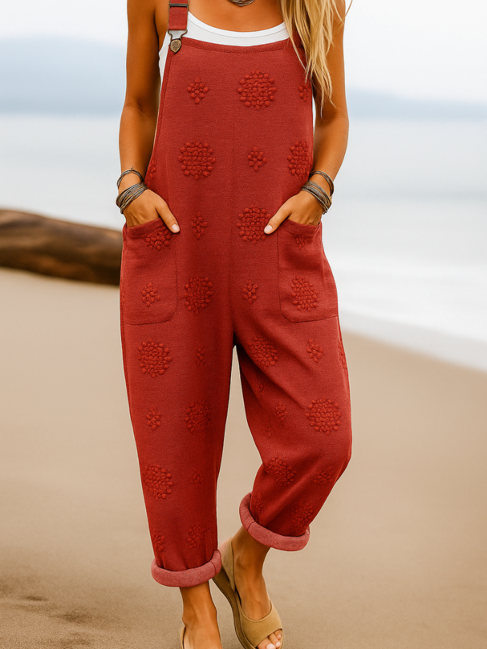 Meryl – Vintage Floral Jumpsuit