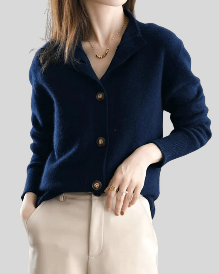 Aria – Retro Knit Cashmere Vest
