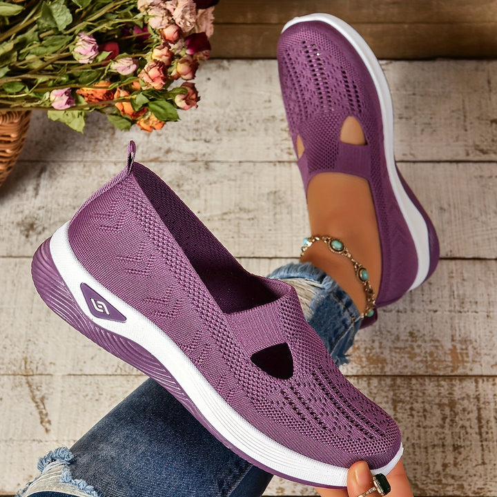 Carmelle – Slip-On Breathable Walking Shoes