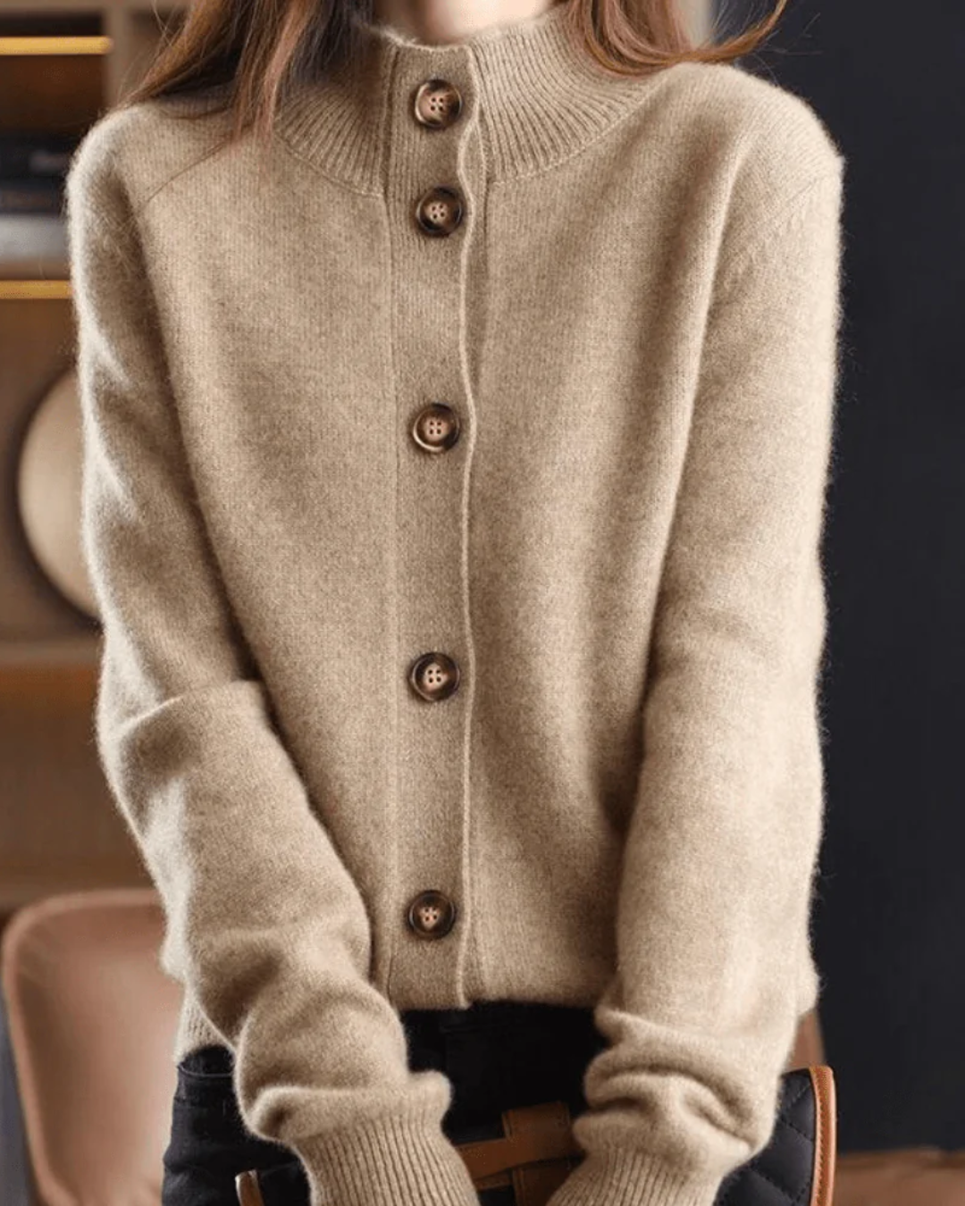 Aria – Retro Knit Cashmere Vest