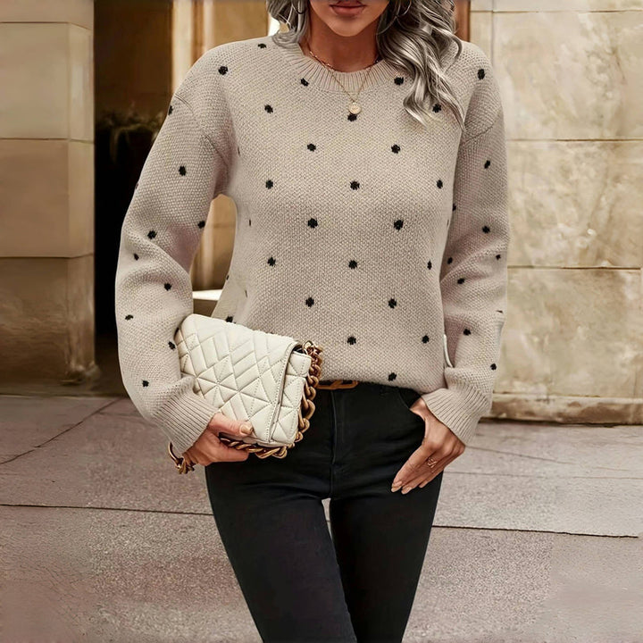 Elara – Playful Textured Sweater