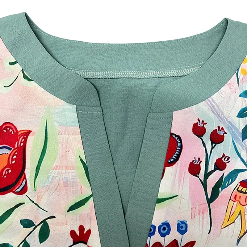 Waverley – Frill Sleeve Printed Blouse