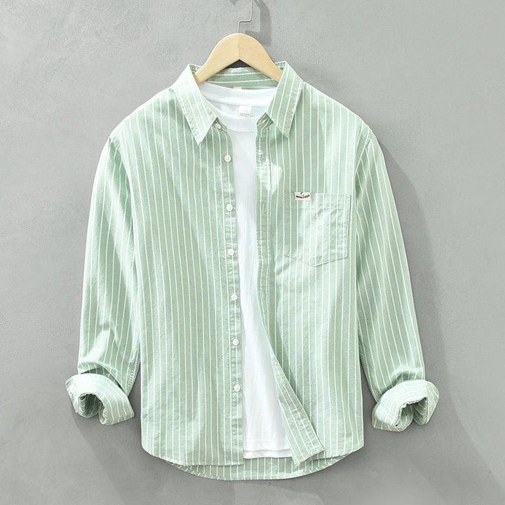 Michael – Striped Button-Up Shirt