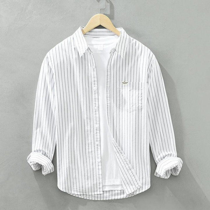 Michael – Striped Button-Up Shirt