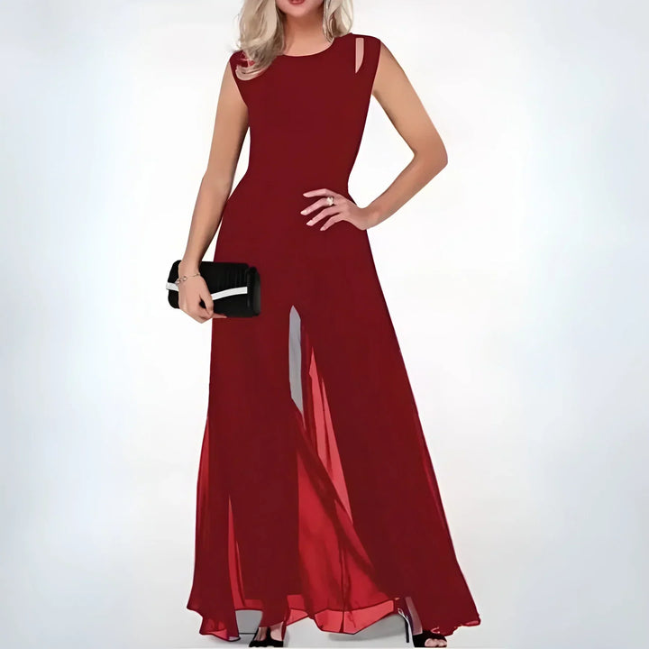Holliston – Sleeveless Split Maxi Dress