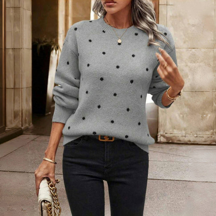 Elara – Playful Textured Sweater