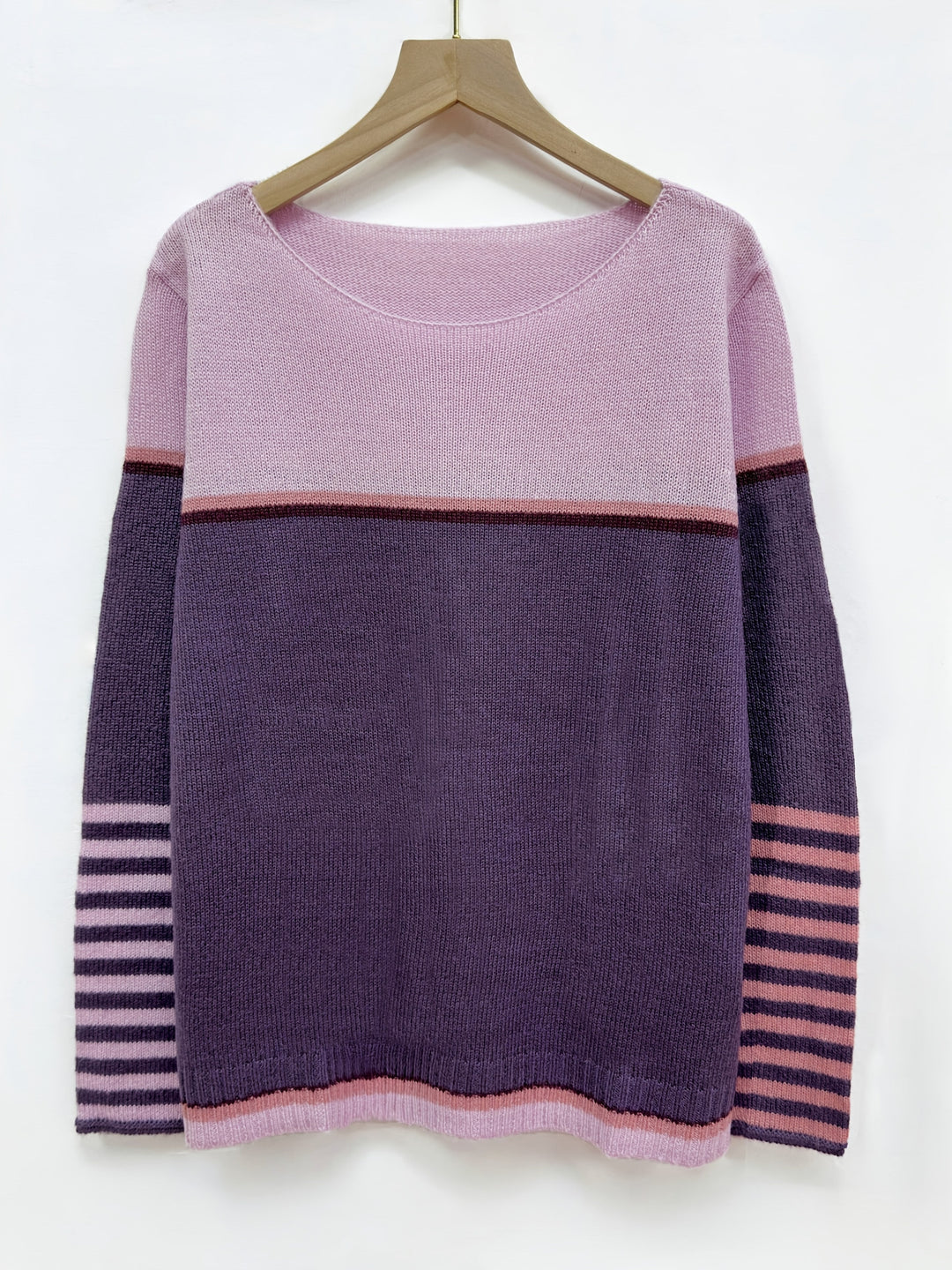 Selina – Striped Long Sleeve Sweater