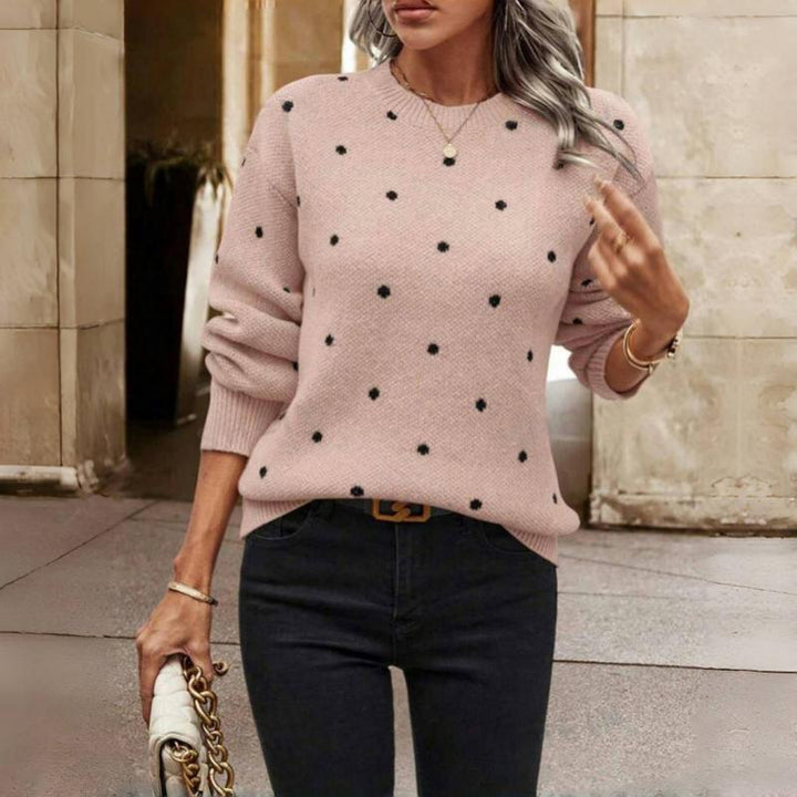 Elara – Playful Textured Sweater