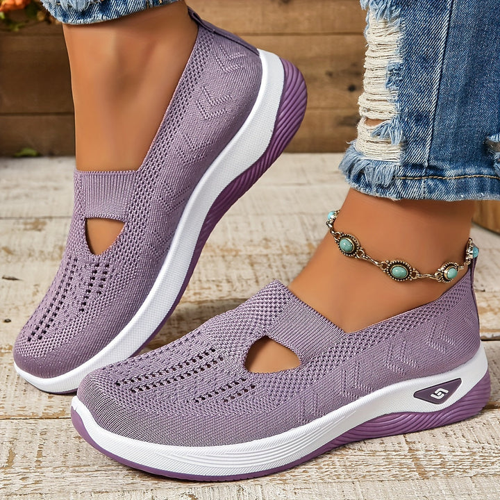 Carmelle – Slip-On Breathable Walking Shoes