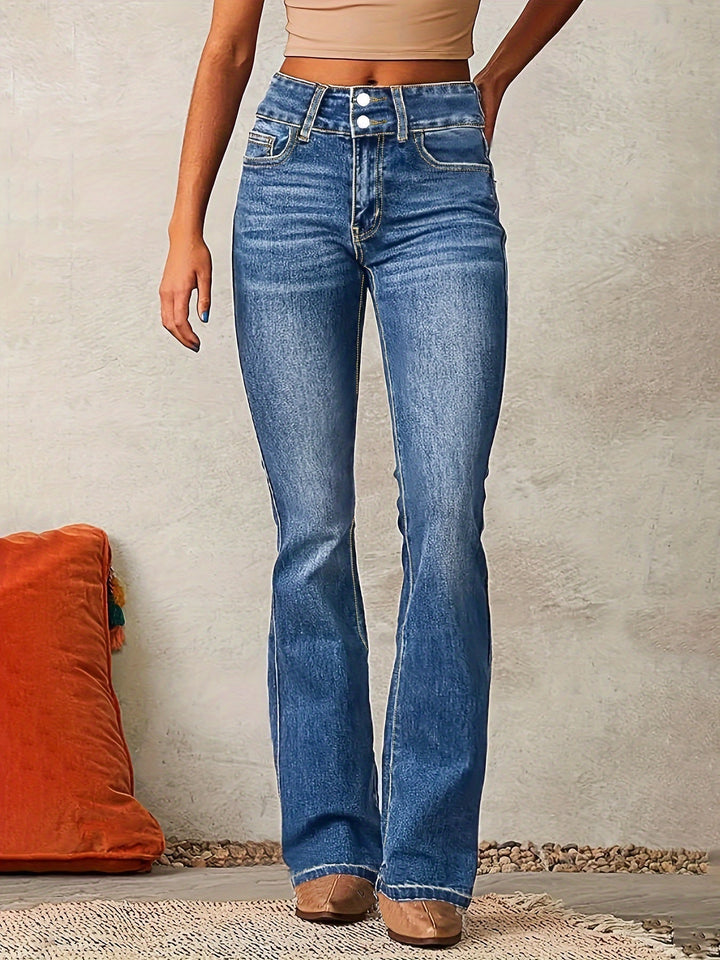Aria – High-Waisted Flared Jeans