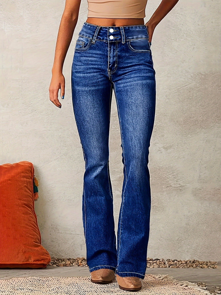 Aria – High-Waisted Flared Jeans