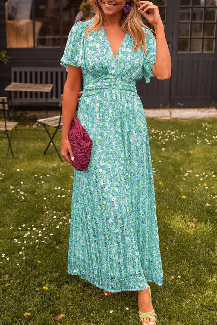 Xabrina – Empire Waist Floral Maxi Dress